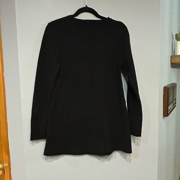 Zara black sweater dress or tunic size M - Picture 4 of 6